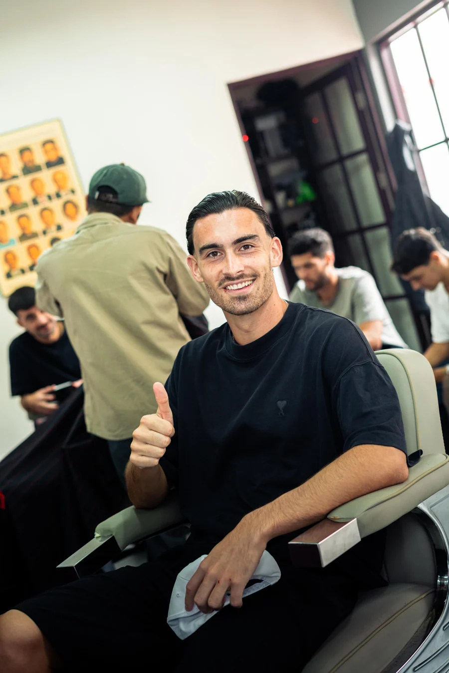 Pelanggan setelah haircut di Key Barber