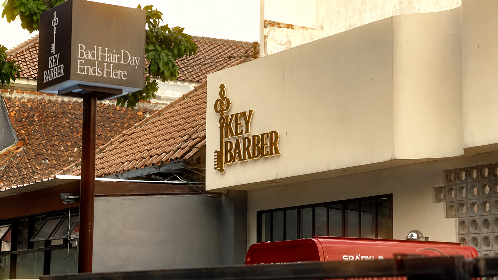 Lokasi Key Barber di Jl. Nanas No.31, Bandung